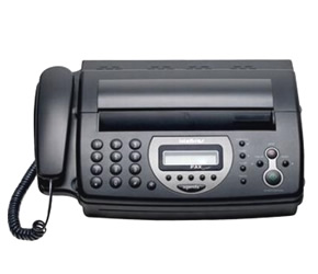 moderno aparelho de fax