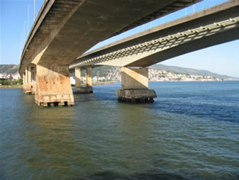 Ponte pré-fabricada de concreto