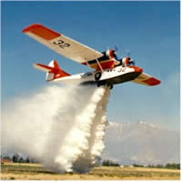 Aviao Combate a Incendio florestal